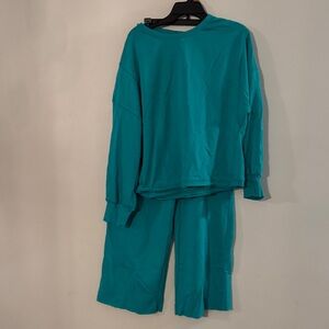 SHEIN Teal Lounge Set